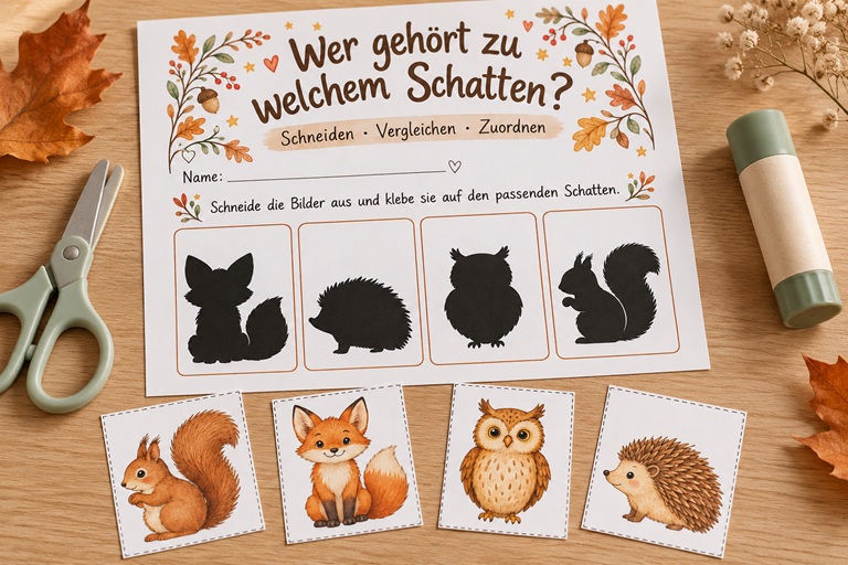 Schattenspiele für kleine Entdecker